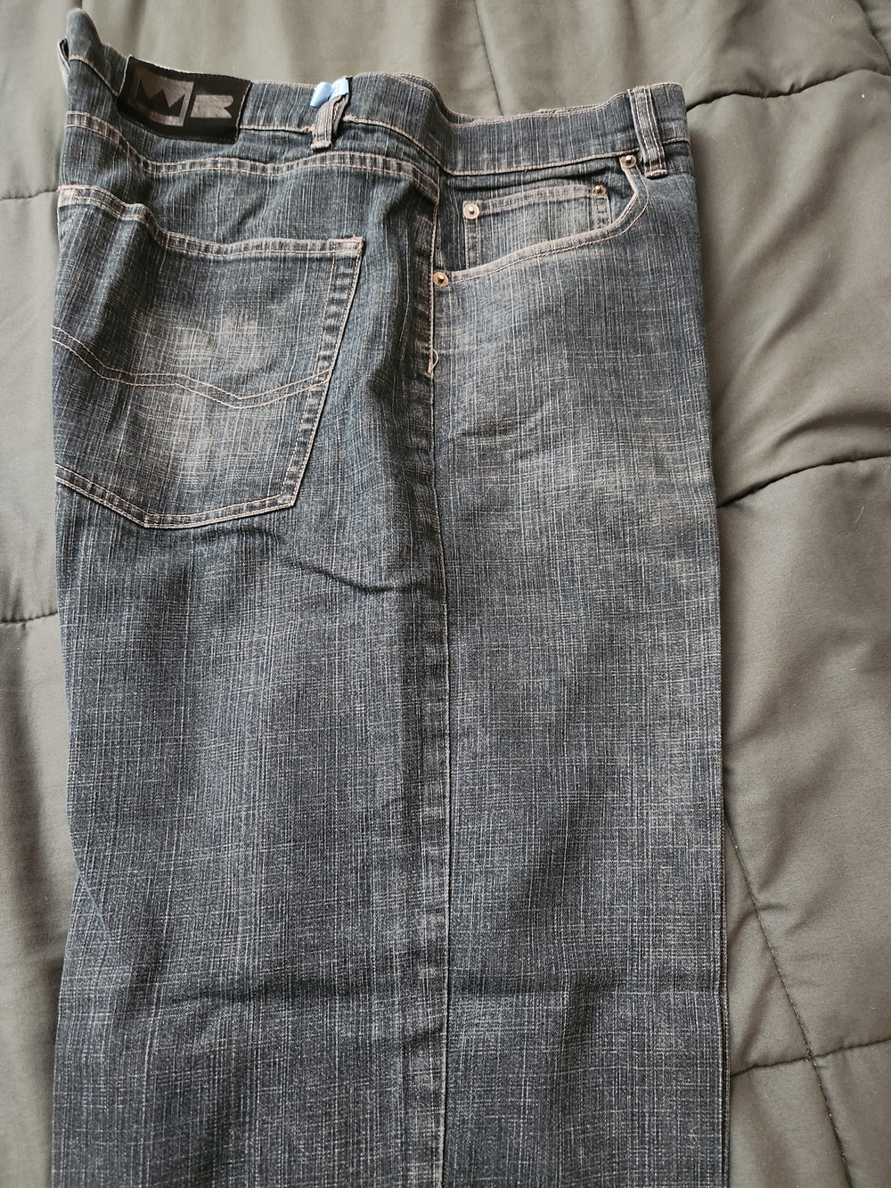 Men's Straight Fit Dark Blue Denim Jeans